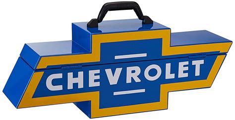 chevrolet metal tool box vintage|shallow tool box for pickup.